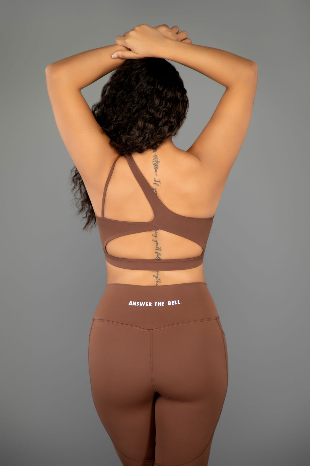 Bell One-Shoulder Bra - Mocha