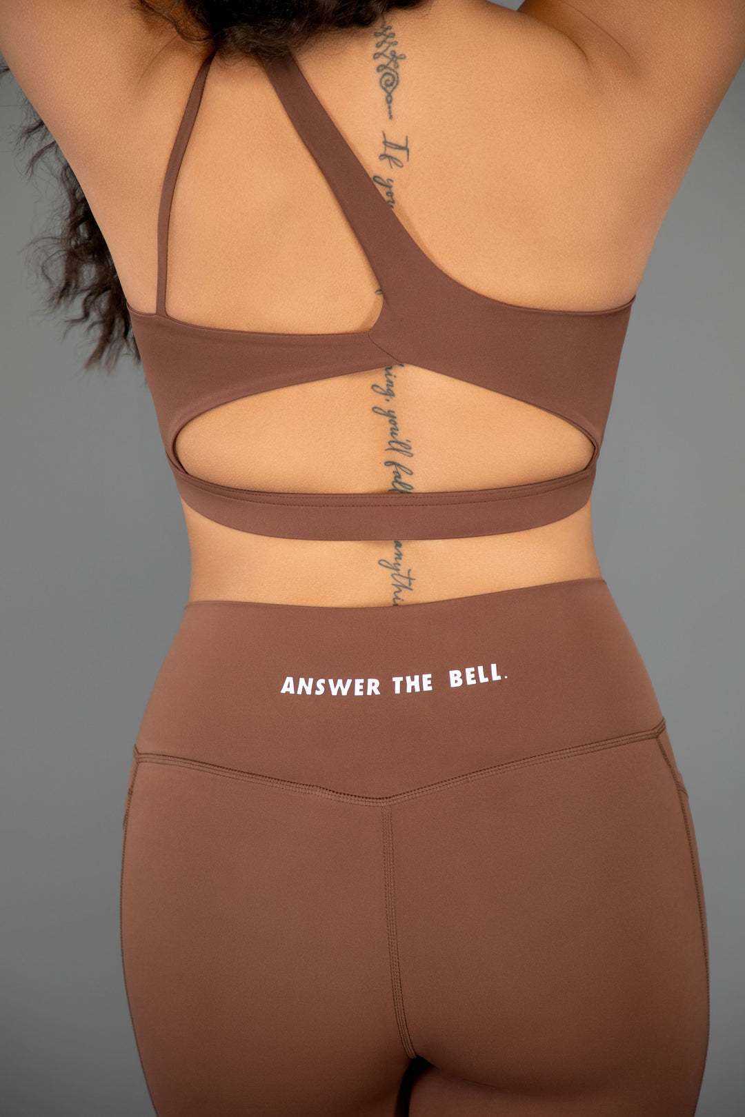 Bell One-Shoulder Bra - Mocha